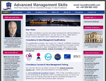 Tablet Screenshot of amskills.com